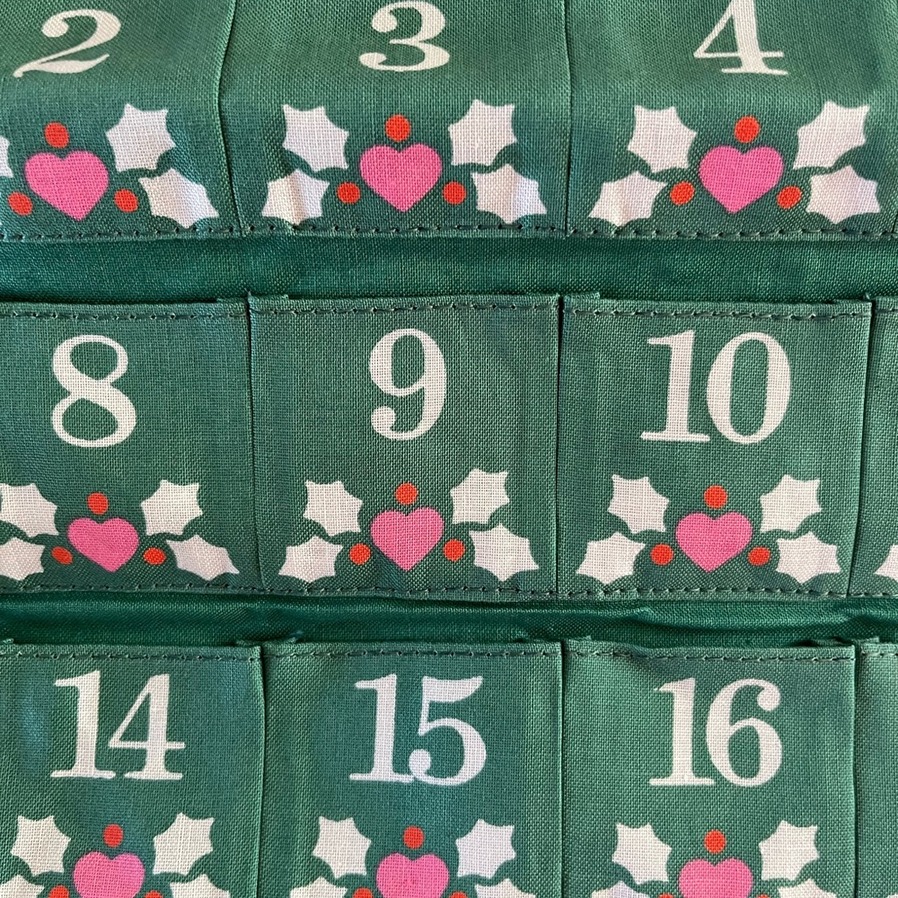 NEW! Vintage Avon Fabric Christmas Countdown Calendar With Moveable Mouse - Picture 4 of 6